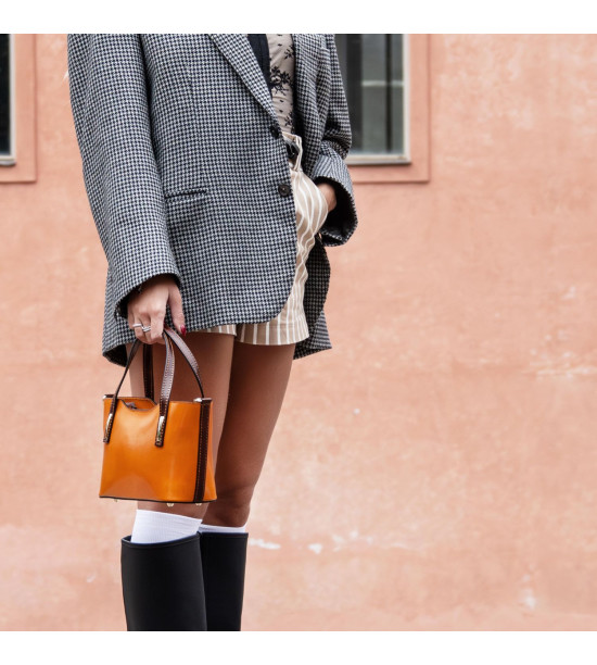 Mimosa - Borsa a Mano in Pelle