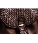 Cosimo - Zaino  in pelle intrecciata