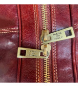 Antony - Borsone in pelle marrone classico | Bagaglio a mano artigianale Made in Italy