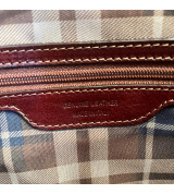 Antony - Borsone in pelle marrone classico | Bagaglio a mano artigianale Made in Italy