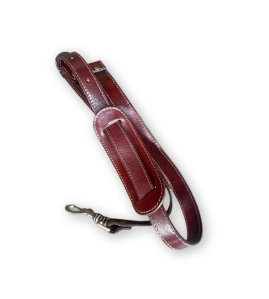 Antony - Borsone in pelle marrone classico | Bagaglio a mano artigianale Made in Italy