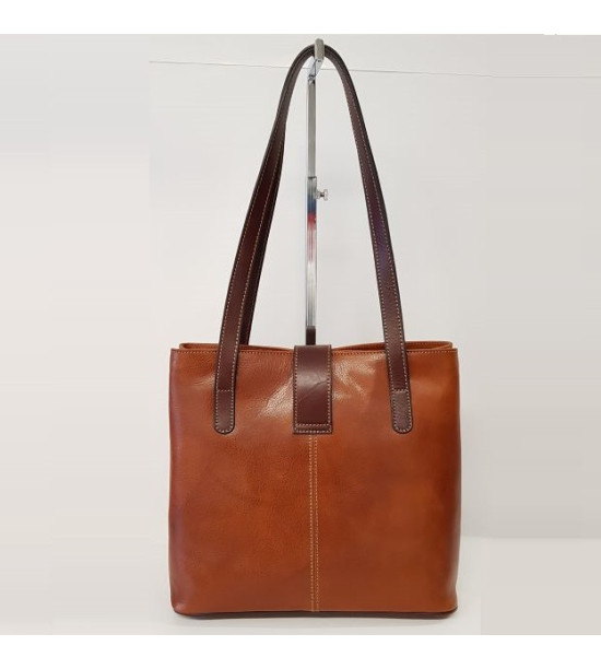 Camilla - Borsa in pelle artiginale cuoio