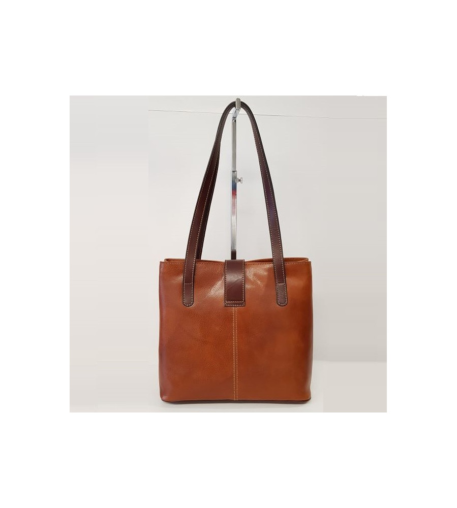 Camilla - Borsa in pelle artiginale cuoio