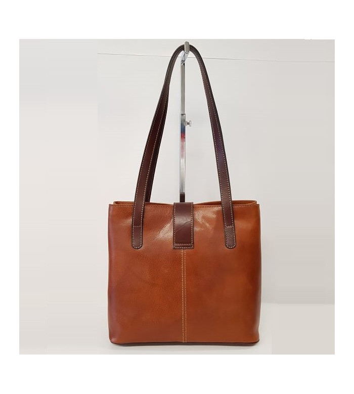 Camilla - Borsa in pelle artiginale cuoio