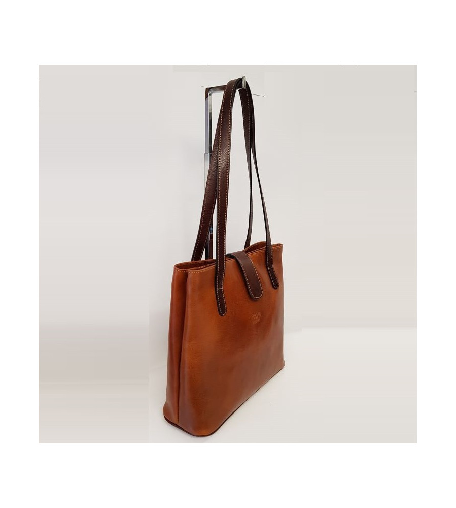 Camilla - Borsa in pelle artiginale cuoio