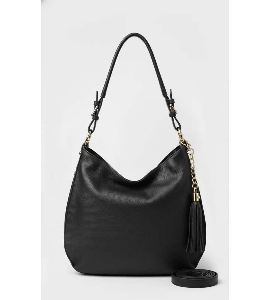 Silvia - Borsa a spalla con tracolla in vera pelle