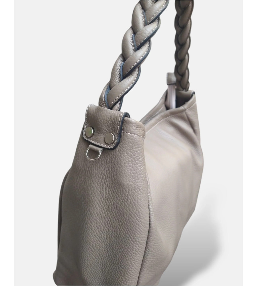 Chiara - Borsa a Spalla con tracolla in Vera Pelle