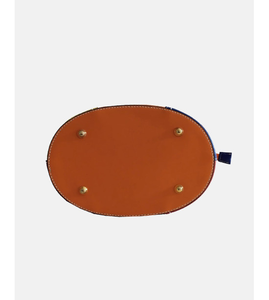 Sissi - Borsa in Vera Pelle Multicolor Made in Italy