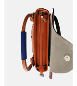 Sissi - Borsa in Vera Pelle Multicolor Made in Italy