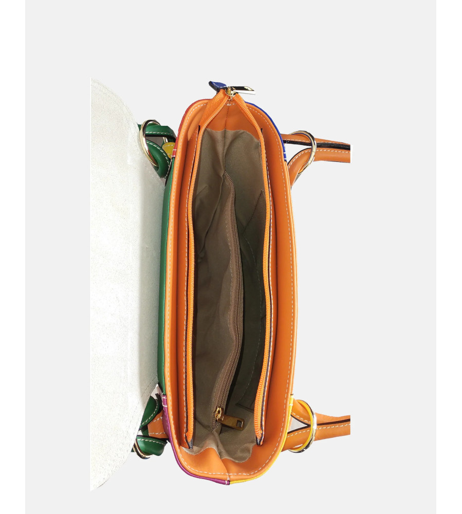 Sissi - Borsa in Vera Pelle Multicolor Made in Italy