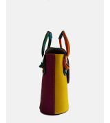 Sissi - Borsa in Vera Pelle Multicolor Made in Italy