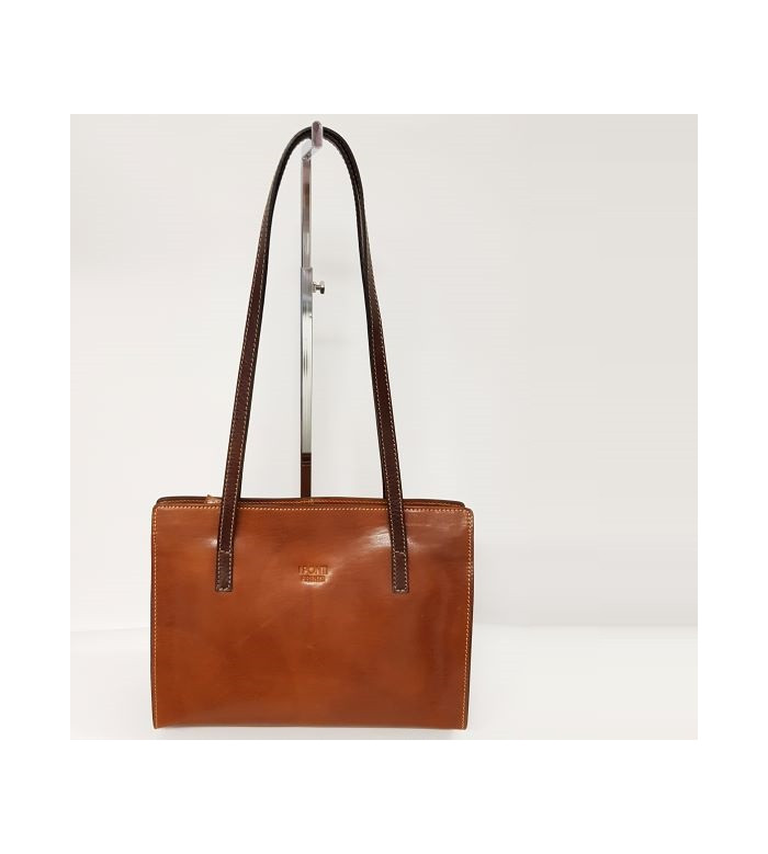 Lilly - Borsa in pelle artiginale chiusura lampo
