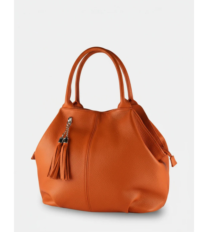 Gabry - Borsa a mano con tracolla in Vera Pelle - Made in Italy