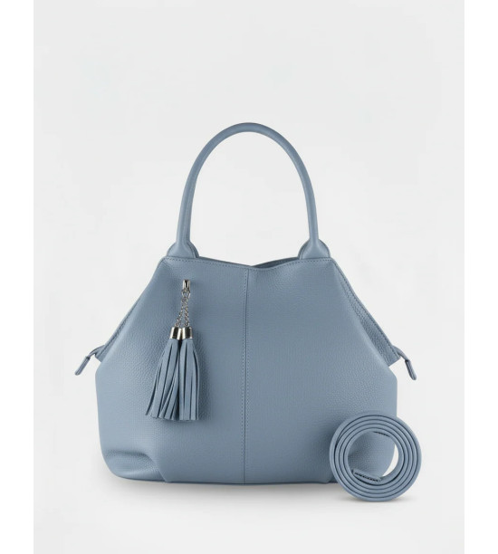 Gabry - Borsa a mano con tracolla in Vera Pelle - Made in Italy