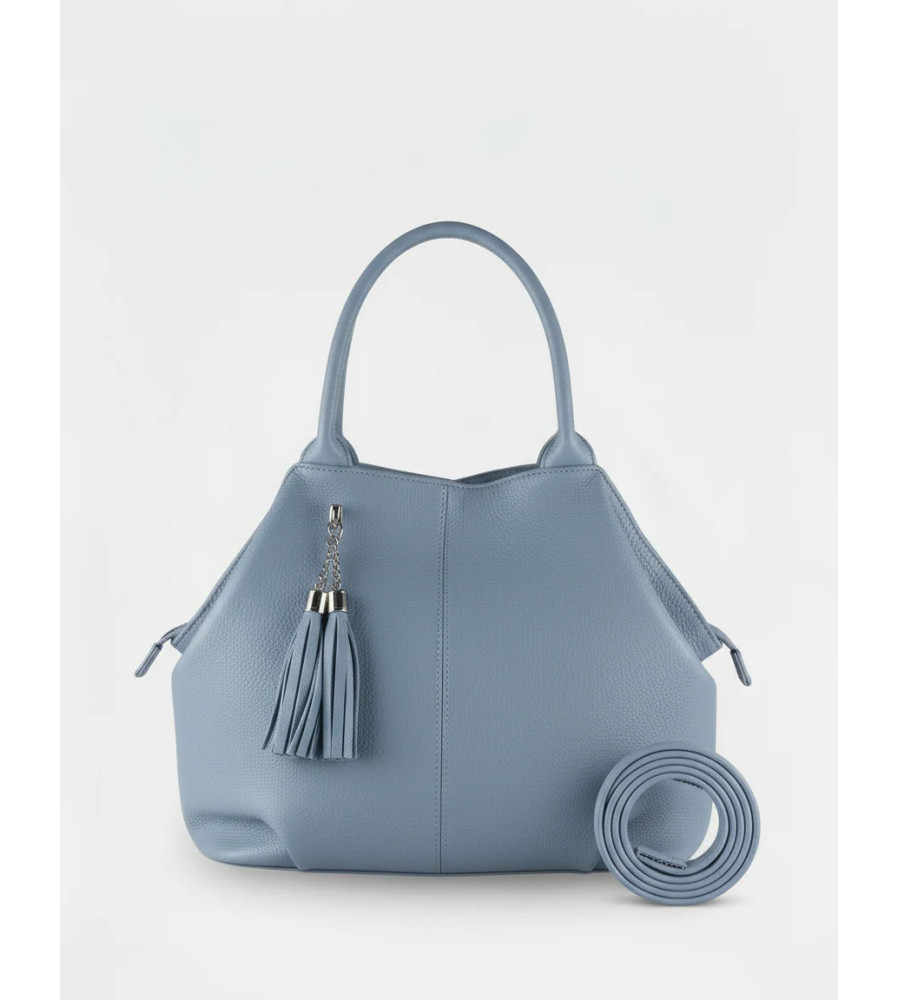 Gabry - Borsa a mano con tracolla in Vera Pelle - Made in Italy