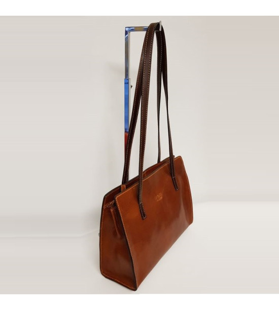 Lilly - Borsa in pelle artiginale chiusura lampo