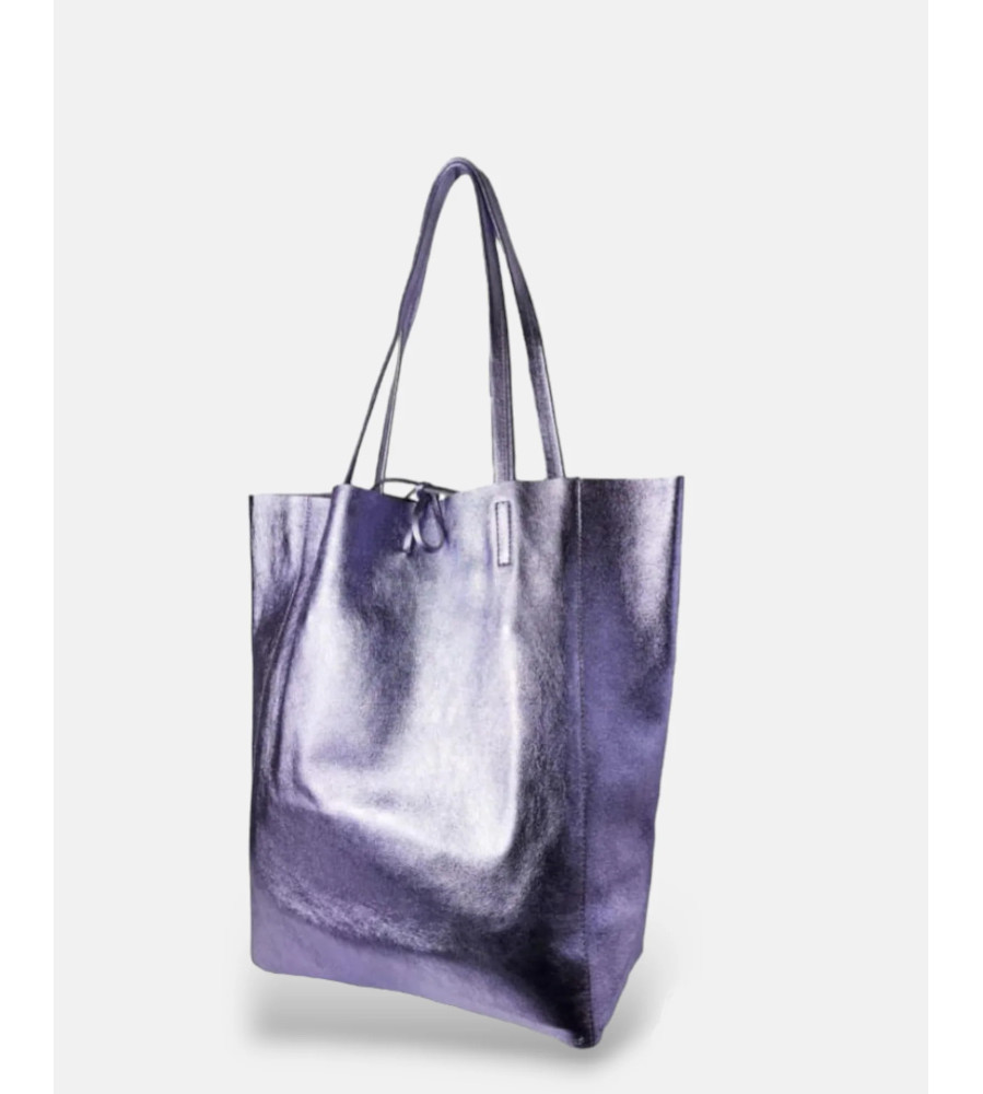 Monica - Sacca in vera Pelle - Made in italy - Borsa realizzata a mano in vera pelle al 100%