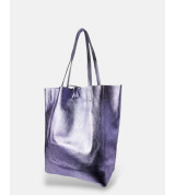 Monica - Sacca in vera Pelle - Made in italy - Borsa realizzata a mano in vera pelle al 100%