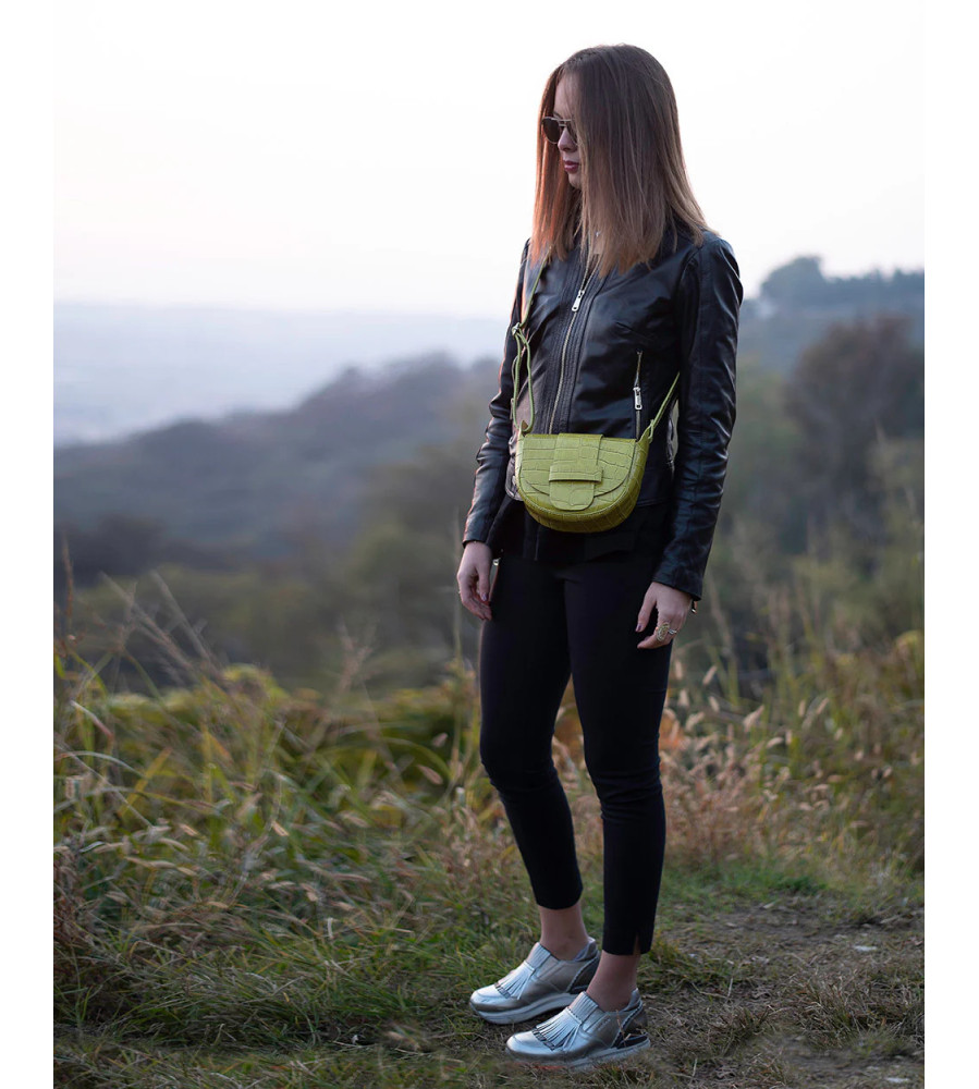 Carla - Borsa a tracolla in Vera Pelle