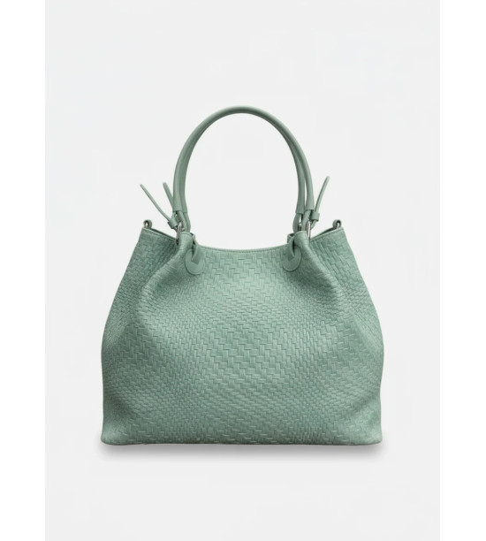 Laura - Borsa a spalla con tracolla in Vera Pelle - Made in Italy