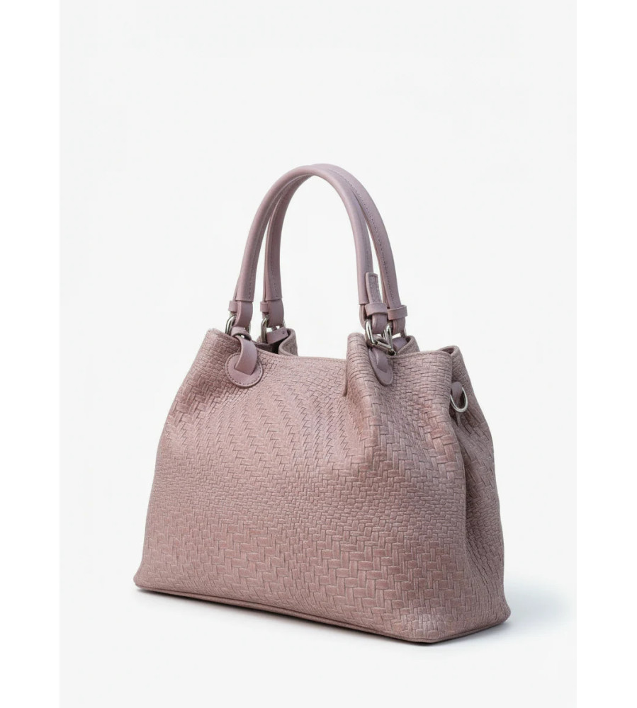 Laura - Borsa a spalla con tracolla in Vera Pelle - Made in Italy