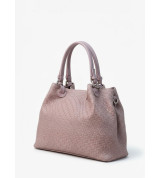 Laura - Borsa a spalla con tracolla in Vera Pelle - Made in Italy