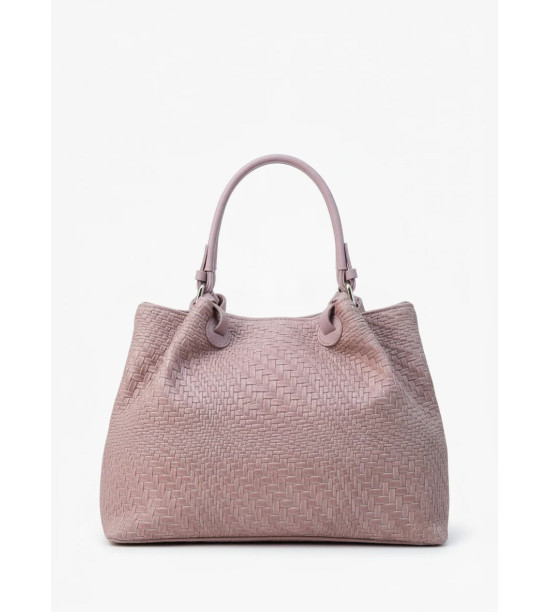 Laura - Borsa a spalla con tracolla in Vera Pelle - Made in Italy