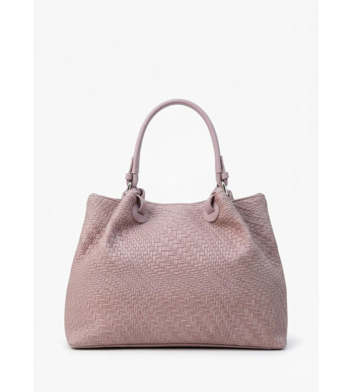 Laura - Borsa a spalla con tracolla in Vera Pelle - Made in Italy