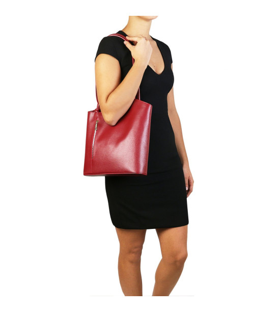 Martina - Borsa Donna Convertibile a Zaino in Pelle