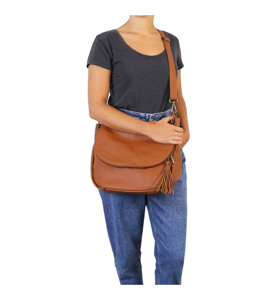 Barby - Borsa Morbida a Tracolla con Nappa
