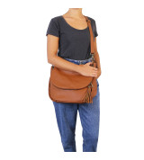 Barby - Borsa Morbida a Tracolla con Nappa