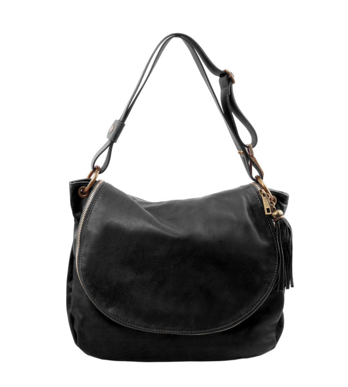 Barby - Borsa Morbida a Tracolla con Nappa